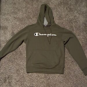 Champion Forest Green Pullover Hoodie
